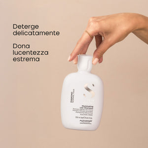 Alfaparf semi di lino diamond shampoo 250 ml e conditioner 200 ml - capelli morbidi e luminosi