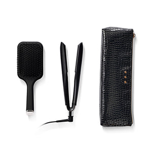 Ghd platinum styler gift set - piastra per capelli media, spazzola e pochette