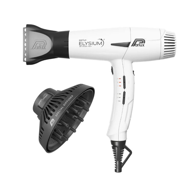 Parlux Elysium hairdryer, matt white