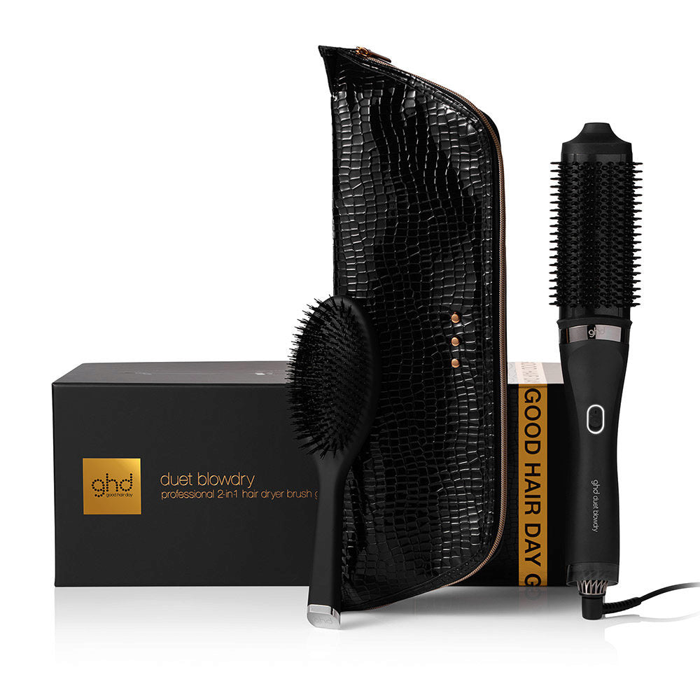 Ghd duet blowdry gift set - spazzola asciugacapelli, pochette e spazzola capelli