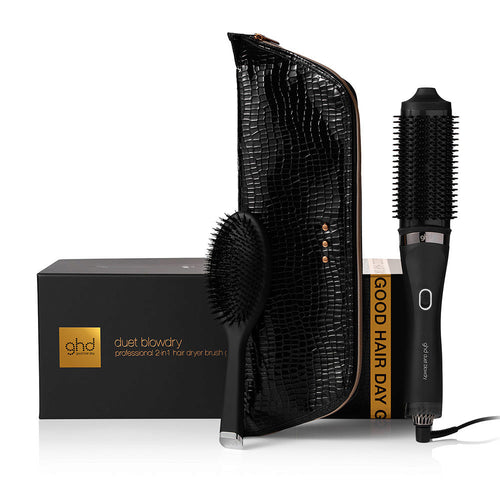 Ghd duet blowdry gift set - spazzola asciugacapelli, pochette e spazzola capelli
