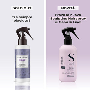 Alfaparf semi di lino style e care sculpting hairspray - lacca spray no-gas. Tenuta extra forte
