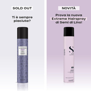 Alfaparf semi di lino style e care extreme hairspray - lacca spray. Tenuta extra forte