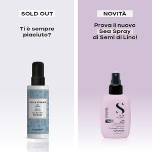 Alfaparf semi di lino style e care sea spray - spray al sale, look definiti e scompigliati effetto mare. Tenuta media. Effetto opaco