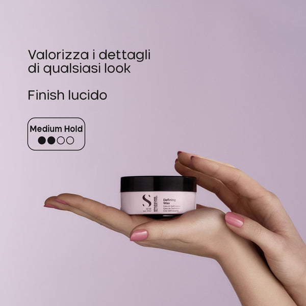 Alfaparf semi di lino style e care defining wax - cera morbida, per risultati definiti. tenuta media. Effetto lucido