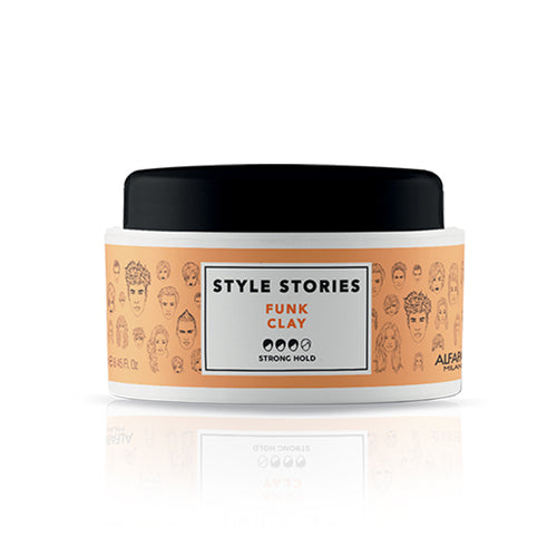 Alfaparf style stories funk clay - pasta modellante. tenuta forte. Effetto opaco