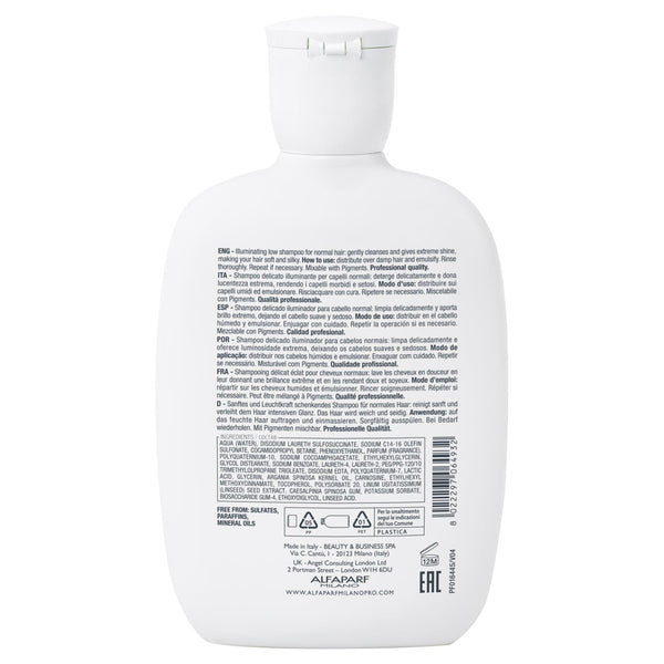 Alfaparf semi di lino diamond illuminating low shampoo - shampoo delicato illuminante. Lucentezza estrema