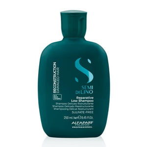 Alfaparf semi di lino reparative shampoo low - shampoo ristrutturante per capelli danneggiati e sfibrati