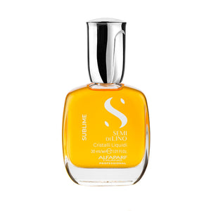 Alfaparf semi di lino sublime cristalli liquidi 30 ml - olio illuminante istantaneo per tutti i tipi di capelli