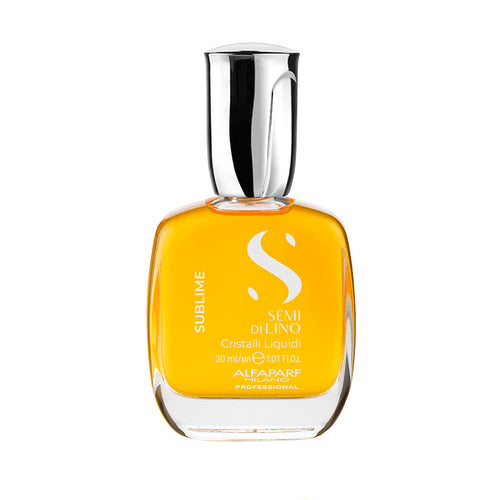 Alfaparf semi di lino sublime cristalli liquidi 30 ml - olio illuminante istantaneo per tutti i tipi di capelli