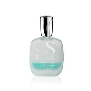 Alfaparf semi di lino sublime cristalli di seta - siero bifasico per tutti i tipi di capelli. Capelli come la seta