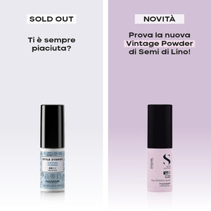 Alfaparf semi di lino style e care vintage powder - polvere texturizzante. Volume anche ai capelli fini. Effetto opaco