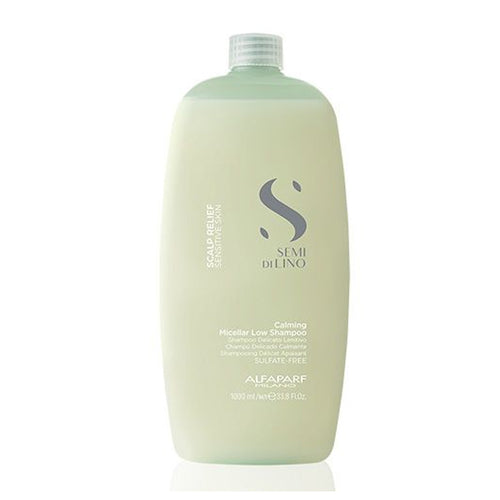 Alfaparf Semi Di Lino Scalp Renew Calming Micellar Low Shampoo: champú suave y calmante para cuero cabelludo sensible.