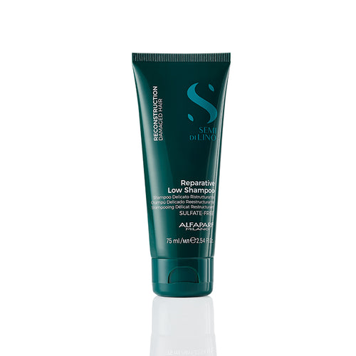 Alfaparf semi di lino reparative shampoo low - shampoo ristrutturante per capelli danneggiati e sfibrati