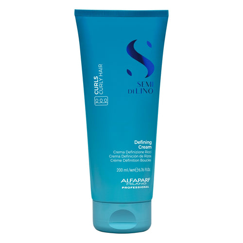 Alfaparf Semi di Lino Curls Defining Cream - Crema sin enjuague para cabello rizado. Define y controla los rizos.
