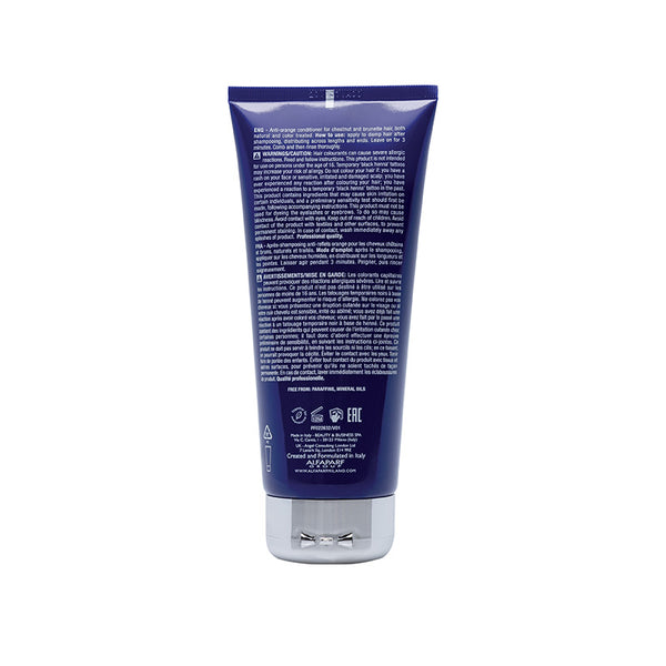 Alfaparf - semi di lino brunette anti-orange low conditioner - balsamo anti arancio per capelli castani