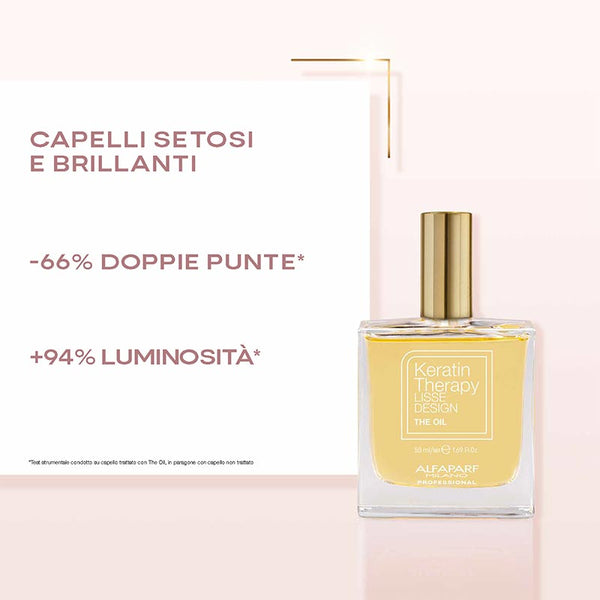 Alfaparf keratin therapy lisse oil - elisir in olio effetto seta alla cheratina