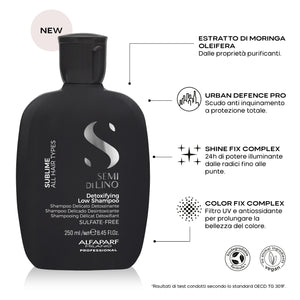 Alfaparf - linseed sublime detoxifying low shampoo - detoxifying shampoo