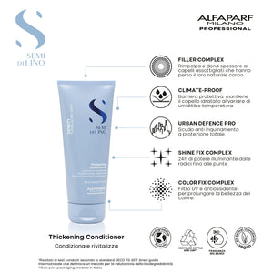 Alfaparf - linseed density thickening shampoo 250 ml and conditioner 200 ml