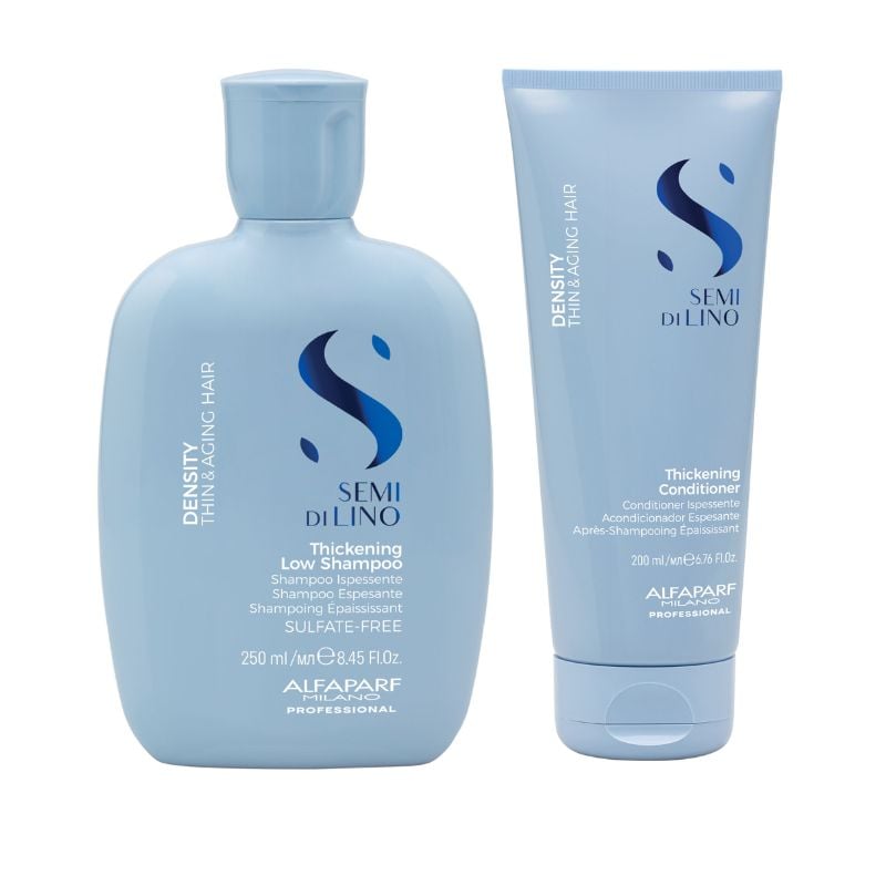 Alfaparf - semi di lino density thichening shampoo 250 ml e conditioner 200 ml