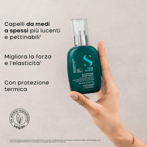 Alfaparf semi di lino anti damage shield cream - crema ristrutturante per capelli danneggiati da medi a spessi