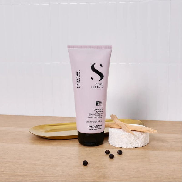 Alfaparf semi di lino style e care  blow dry cream - crema di styling per tutti i tipi di capelli