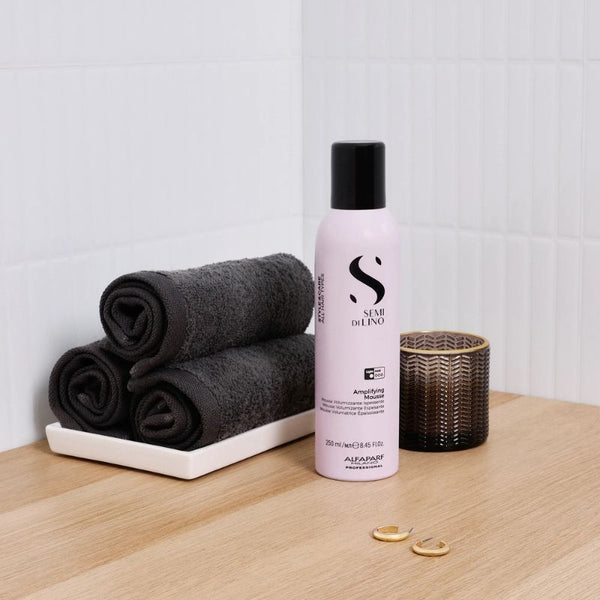 Alfaparf semi di lino style e care amplifying mousse - mousse per capelli fini e assottigliati.