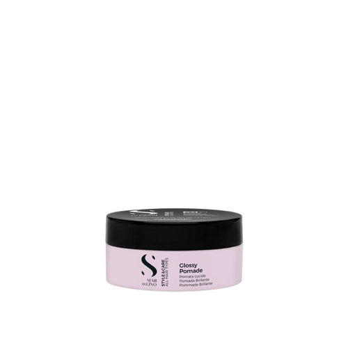 Alfaparf semi di lino style e care glossy pomade - pomata in cera, per look estremamente brillanti. Tenuta forte