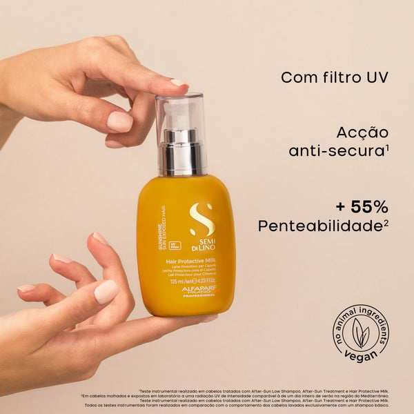 Alfaparf semi di lino sunshine hair protective milk - latte idratante per capelli esposti al sole