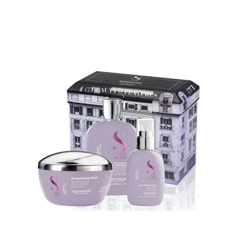 Alfaparf Semi di Lino Smoothing Low Shampoo - Shampoo for hair that gives it a smooth, frizz-free effect.