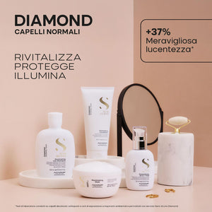 Alfaparf semi di lino Duo Kit diamond shampoo 250 ml e conditioner 200 ml - capelli morbidi e luminosi