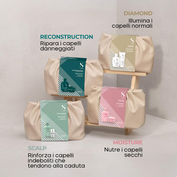 Alfaparf semi di lino Duo Kit diamond shampoo 250 ml e conditioner 200 ml - capelli morbidi e luminosi