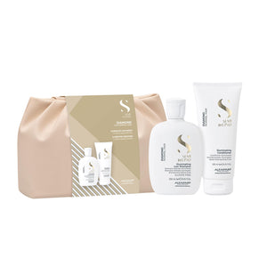 Alfaparf semi di lino Duo Kit diamond shampoo 250 ml e conditioner 200 ml - capelli morbidi e luminosi