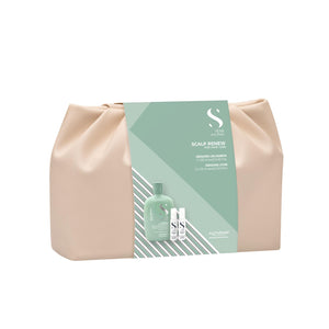 Alfaparf semi di lino Duo Kit scalp renew shampoo energizing 250 ml e lozione 12 fiale x 10 ml - trattamento anticaduta