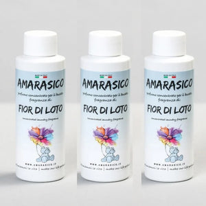 Amarasico essenza per il bucato fiori di loto 100ml - MULTIPACK 3 PZ