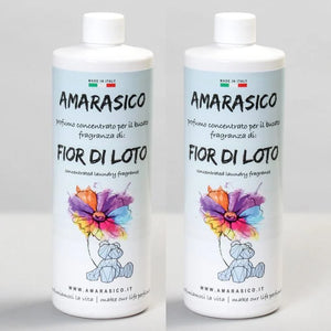 Amarasico essenza per bucato fiori di loto 500ml - MULTIPACK 2 PZ