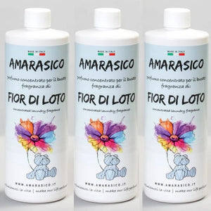 Amarasico essenza per bucato fior di loto 500ml - MULTIPACK 3 PZ