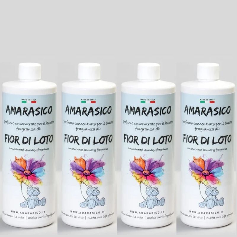 Amarasico essenza per bucato fior di loto 500 ml - Offerta 4 pezzi
