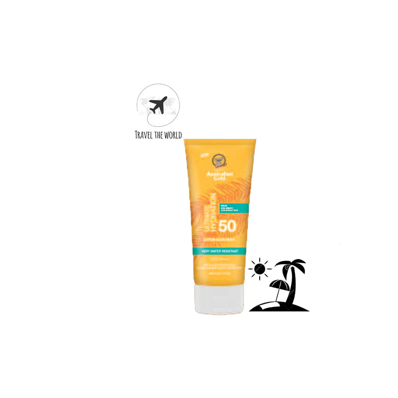 Australian gold ultimate hydratation spf50 travel size