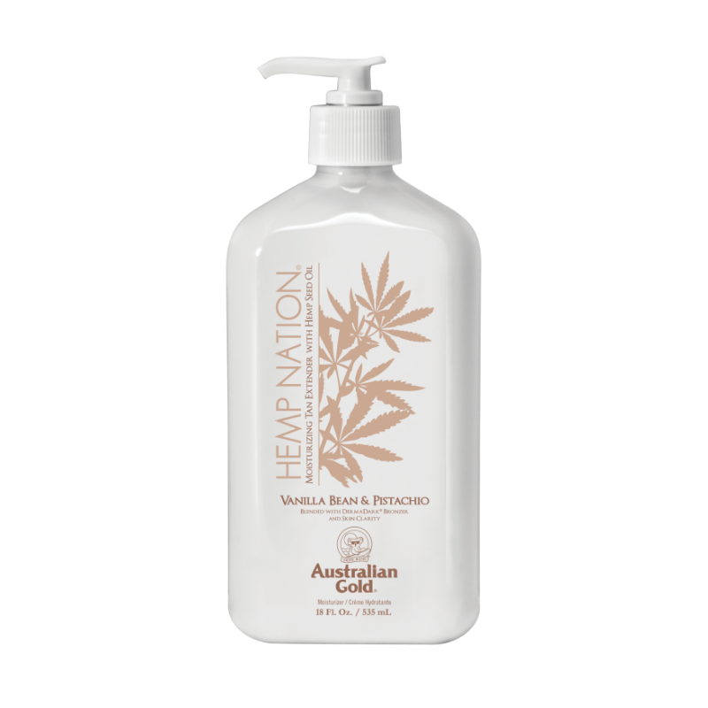 Australian gold hemp nation vanilla bean & pistachio body lotion