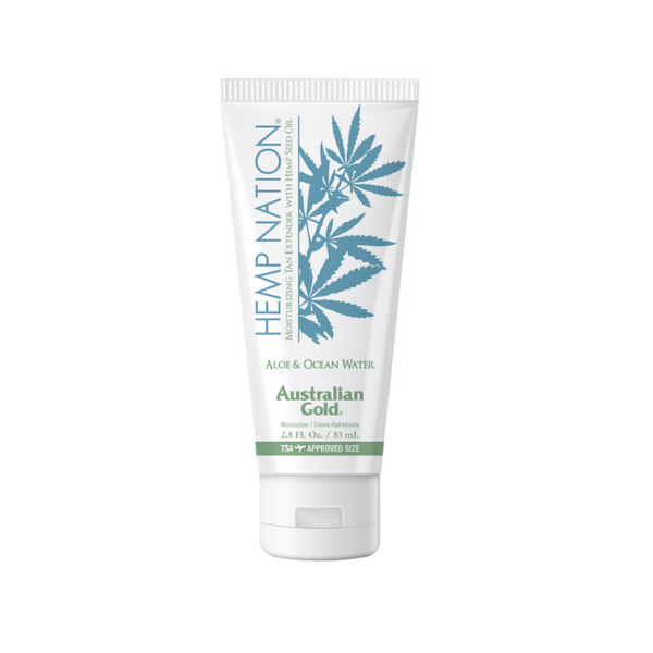 Loción corporal de aloe y agua de océano de Australian Gold Hemp Nation