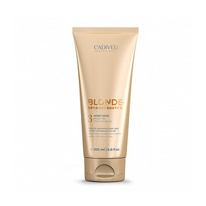 Brasil cacau blonde reconstructor acidic mask - maschera a ph acido con proteine e lipidi. per capelli biondi/decolorati
