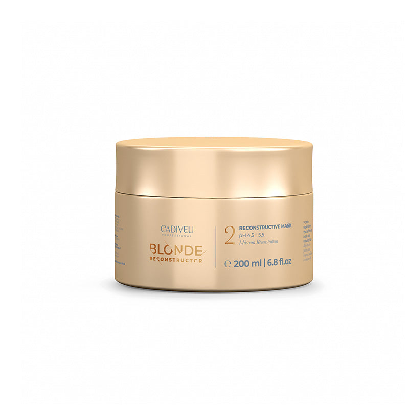 Brasil cacau blonde reconstructor mask - maschera ristrutturante per capelli biondi/decolorati