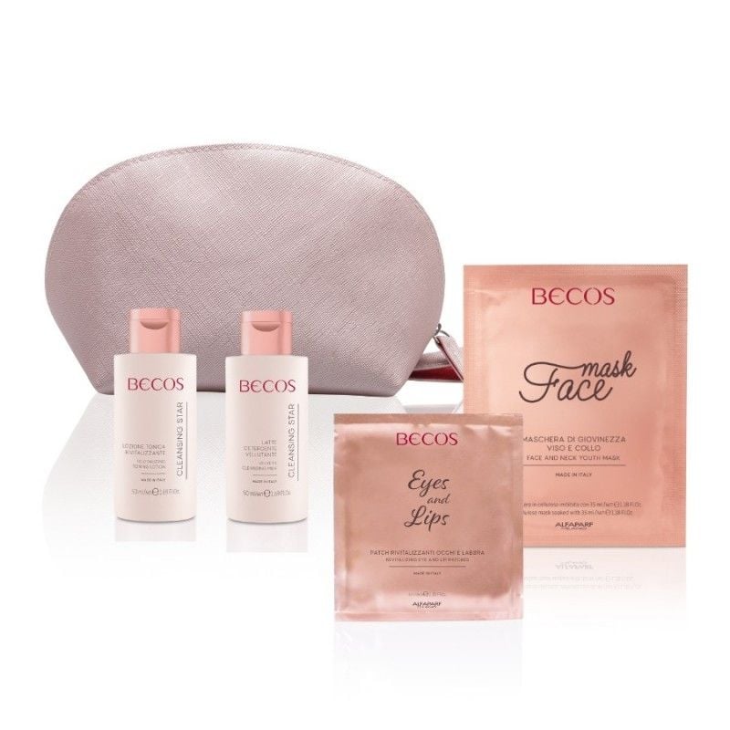 Becos cleansing star travel size essential beauty face set kit