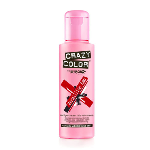 Crazy color 40 vermillion red