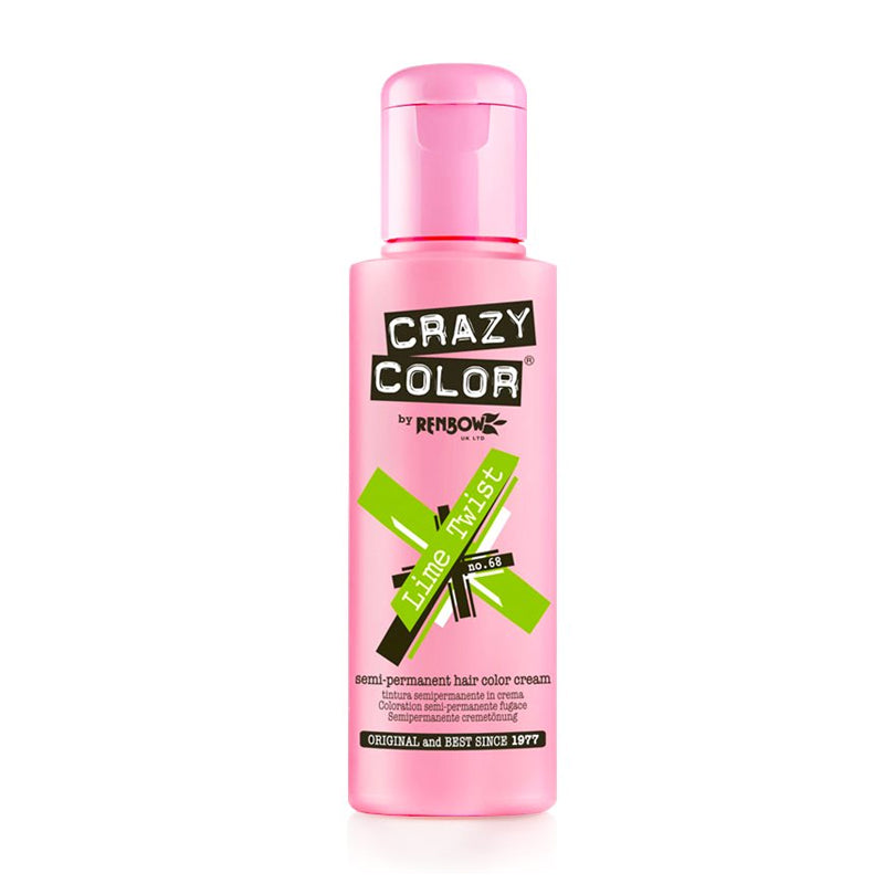 Crazy color 68 lime twist