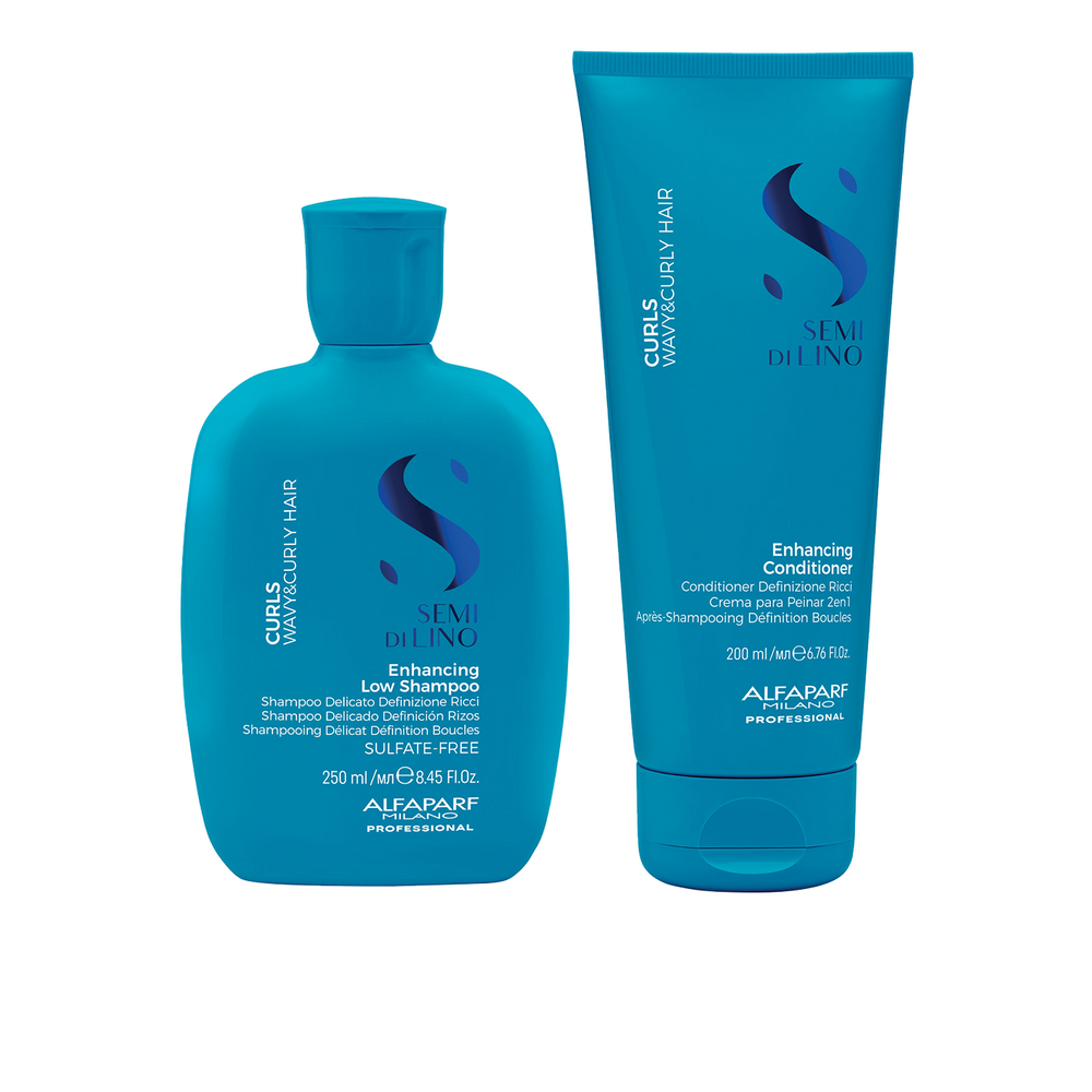 Alfaparf Milano Semi di Lino Curls - Shampoo 250 ml e Conditioner 200 ml