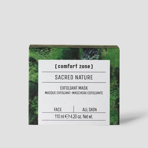 Comfort zone sacred nature exfoliant mask