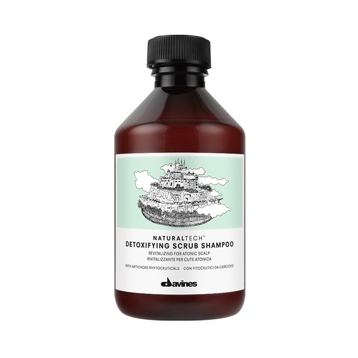 Davines naturaltech detoxifying scrub shampoo