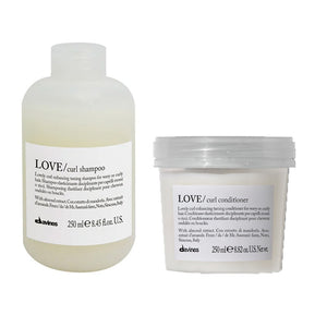 Davines Essential Curl/Wavy Definition Kit - Love Curl Shampoo 250 ml and Conditioner 250 ml